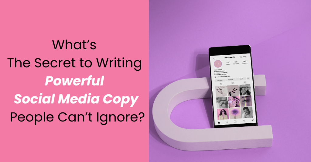 Social media sales copy